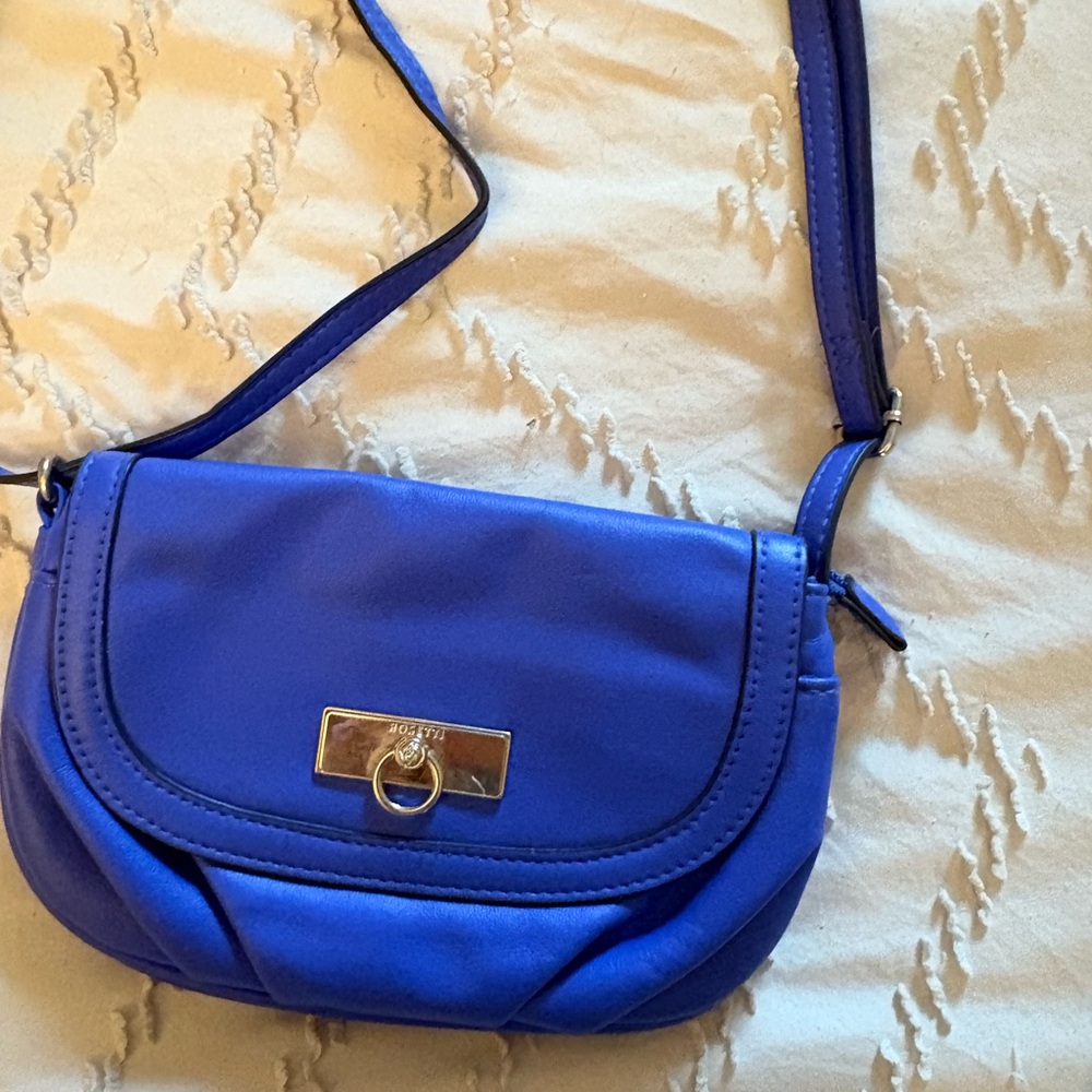 Elegant Blue Shoulder Bag